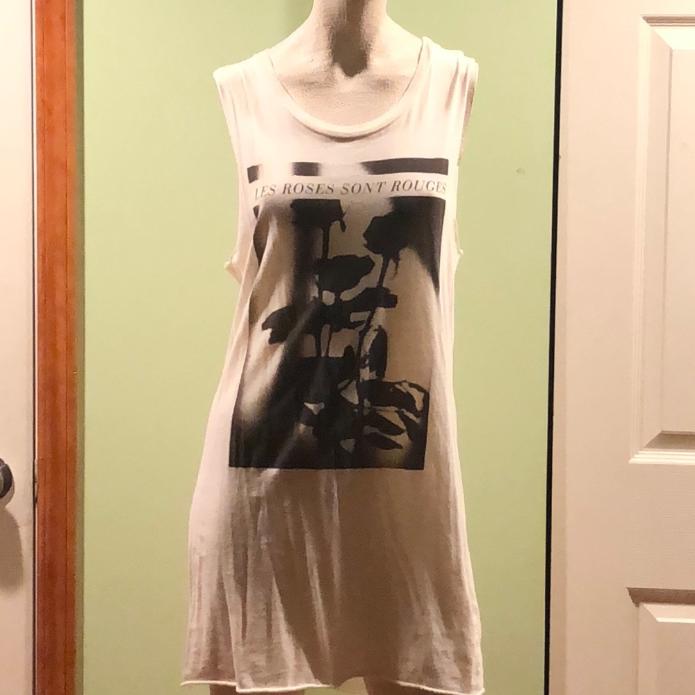 Graphic tank dress